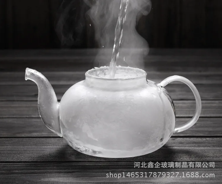 Wholesale for Heatable Thick Heat-resistant Glass Flower Pot Transparent Kung Fu Tea Set "Tea Pot Set