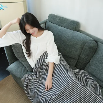 

Cotton Knitted Home Blanket Women Shawl Manta Newborn Comforter Bathing Wraps Pets Dogs Blankets