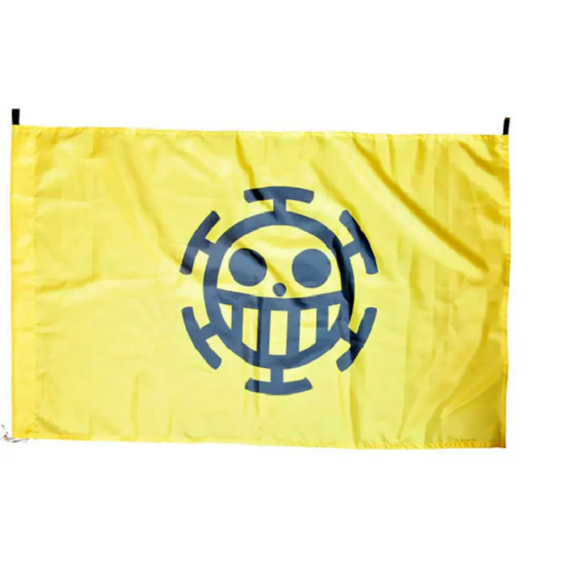 One Piece Flag Banner Straw Hat Pirate Trumpet Banner Flag Home Decor Polyester Banner 96x65cm Flags Banners Accessories Aliexpress