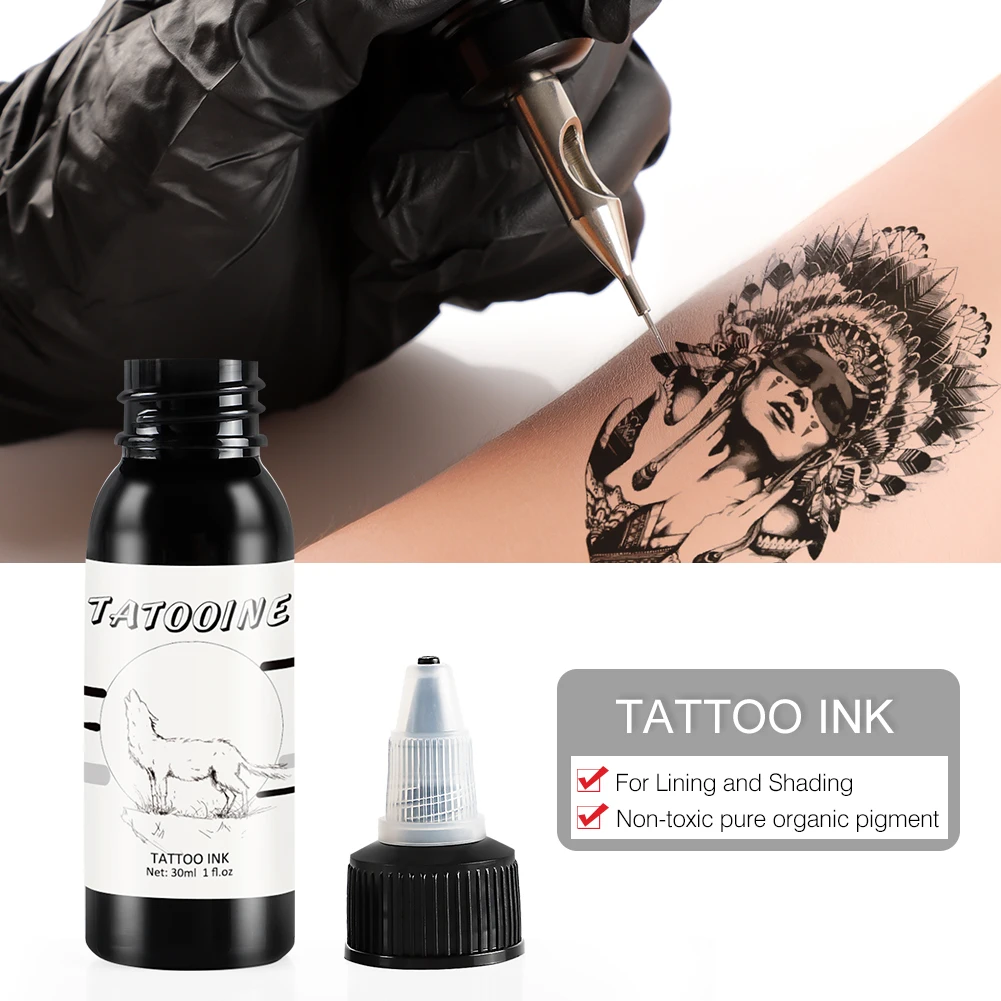Professional Blake Tattoo Ink Pigment Set Body DIY Art Design