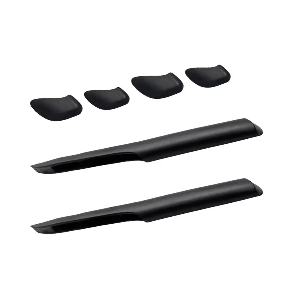 Black Rubber Kit Glintbay силиконовые резиновые носоупоры и черные ушные вкладыши для-солнцезащитных очков ocley Fast Jacket OO9097 - Цвет: Black Rubber Kit