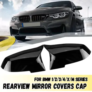 

Gloss Black Car Side Rearview Mirror Cover Cap For BMW F20 F21 F22 F30 F32 F36 X1 F87 M3 2012 2013 2014 2015 2016