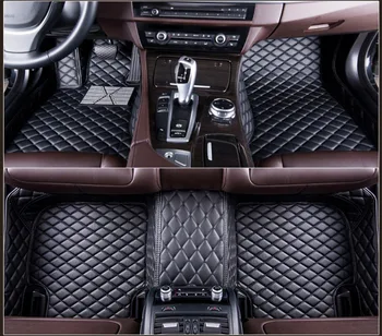 

Fit for Toyota 2009-2019 Leather Car Floor Auto Mats Waterproof Mat Non Toxic and inodorous accessory