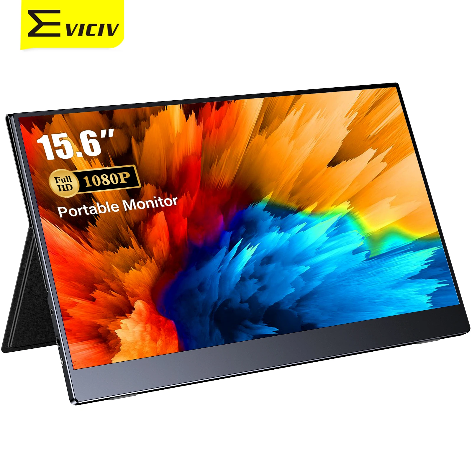 Eviciv 15 6 портативный монитор 1080P Full HD USB Type C IPS экран для Huawei P40 Xiaomi телефон