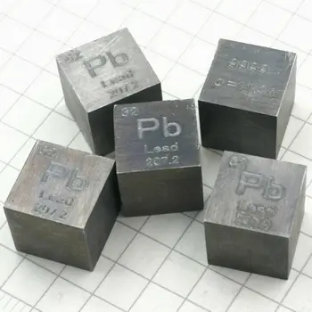 

99.99% 11.3g Hohe Reinheit Blei Pb Cube Geschnitzte Element Periodensystem 10mm