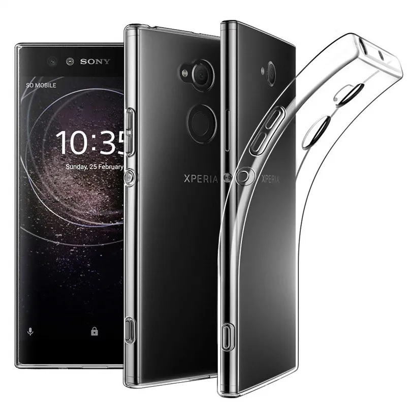 Чехол из ТПУ с рождественским оленем для sony Xperia XA1 Ultra XA2 Plus L1 L2 X XA XZ XZ1 XZ2 XZ3 Z5 компактная задняя крышка для Xperia 10 Чехол - Color: clear