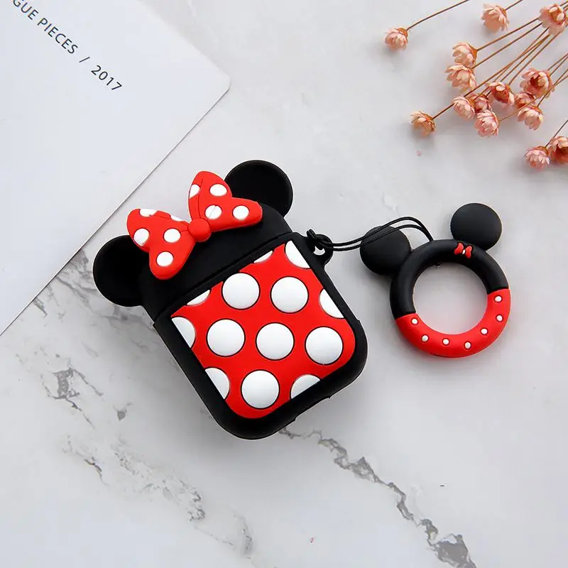 GJ0002 Чехол для Airpods 2, силиконовый чехол для Apple Airpods, чехол для наушников 3D, Рождественский чехол для наушников - Цвет: GJ0002