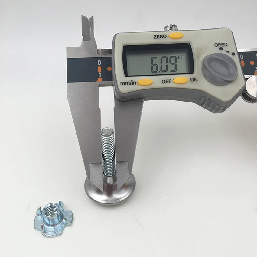 4PCS/Lot Heavy Duty Furniture Levelers Adjustable Furniture Legs Levelers, Leveling Feet for Tables Chair Cabinet Sofa, M6 Nut