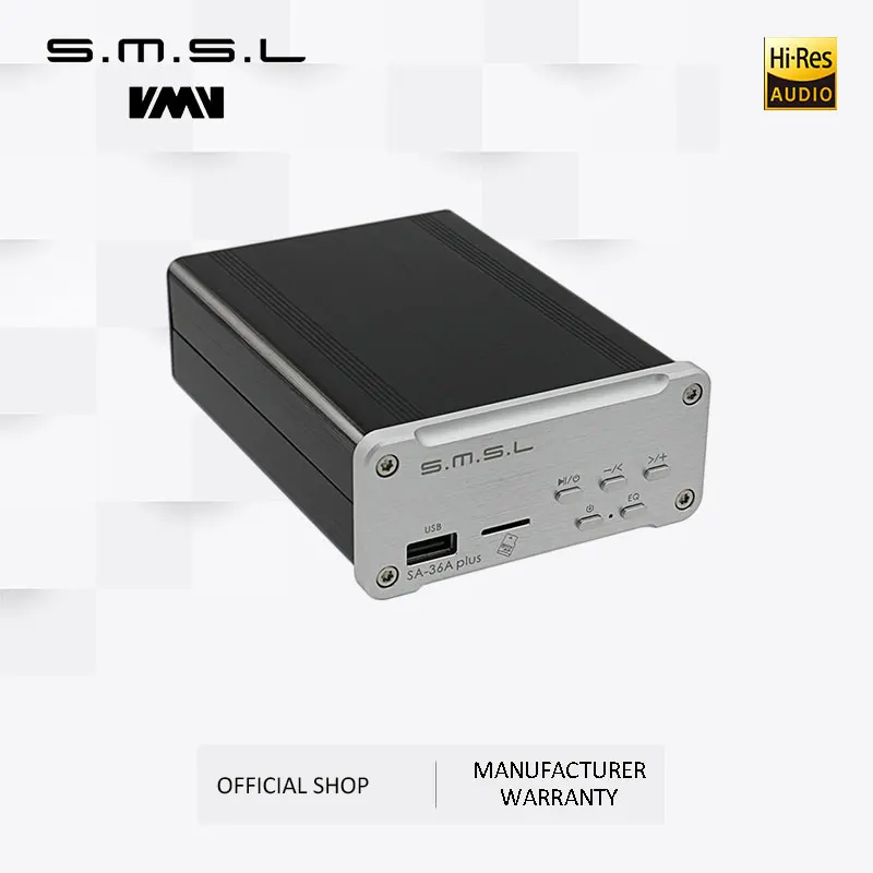 SMSL SA 36A Plus HIFI аудио класса D усилитель 30 Вт * 2 TPA3118 цифровой мощности Bluetooth AUX TF