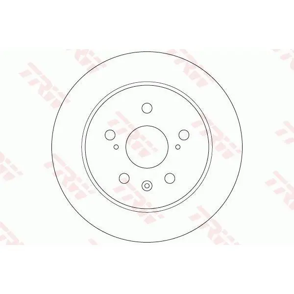 Диск тормозной задний Susuki SX4 1.5/1.6/1.6D-2.0D 06 TRW DF6178