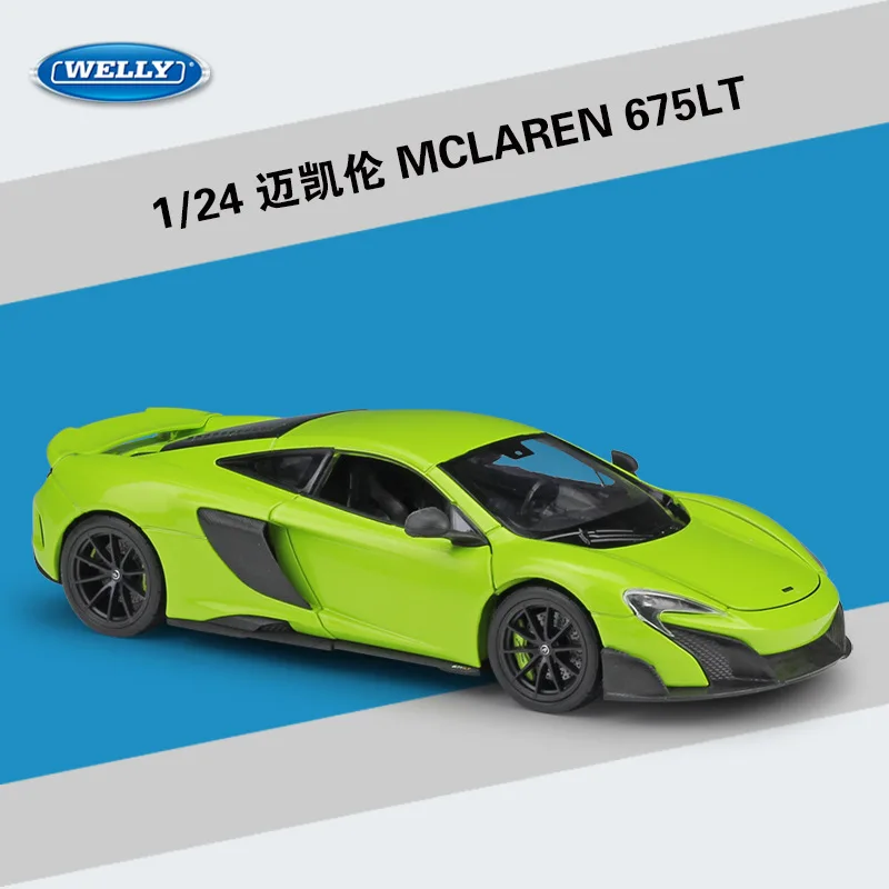 Welly 1:24 mlaren 675LT сплав модель автомобиля Diecasts& игрушечные транспортные средства коллекционные подарки не-пульт дистанционного управления Тип транспортная игрушка