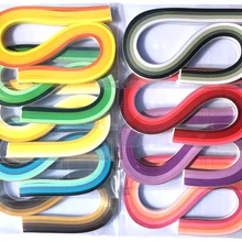 Новые высококачественные Разноцветные бумажные полоски для квиллинга 3 мм(длина 39 см) для изготовления самодельная открытка