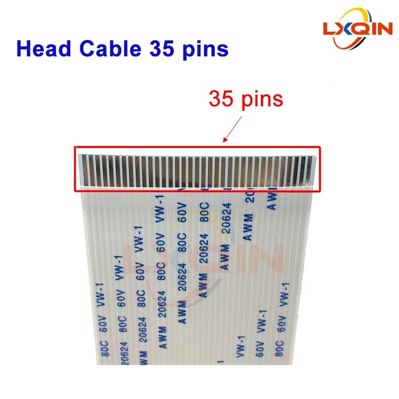 

LXQIN 10 шт./лот 35-контактный кабель для передачи данных для Epson DX7 Solvent UV Плоский кабель для печатающей головки принтера 35 p
