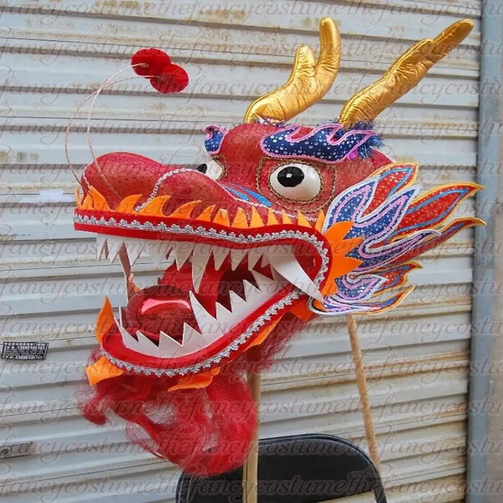4 Marionetas De Dragón Chino Con Palos - Juguete Ideal Para Fiestas Y Celebraciones