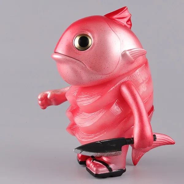 

Mame Moyashi Red fish Senpai Sashimi Vinyl Figure Fashion Toy