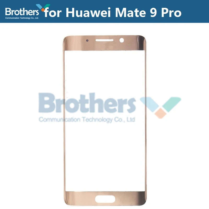 Передняя внешняя стеклянная линза для huawei mate 9 Pro mate 9Pro, сенсорное стекло для mate 9Pro, Передняя ЖК-стеклянная линза для телефона, замена, новинка - Цвет: Gold for 9Pro