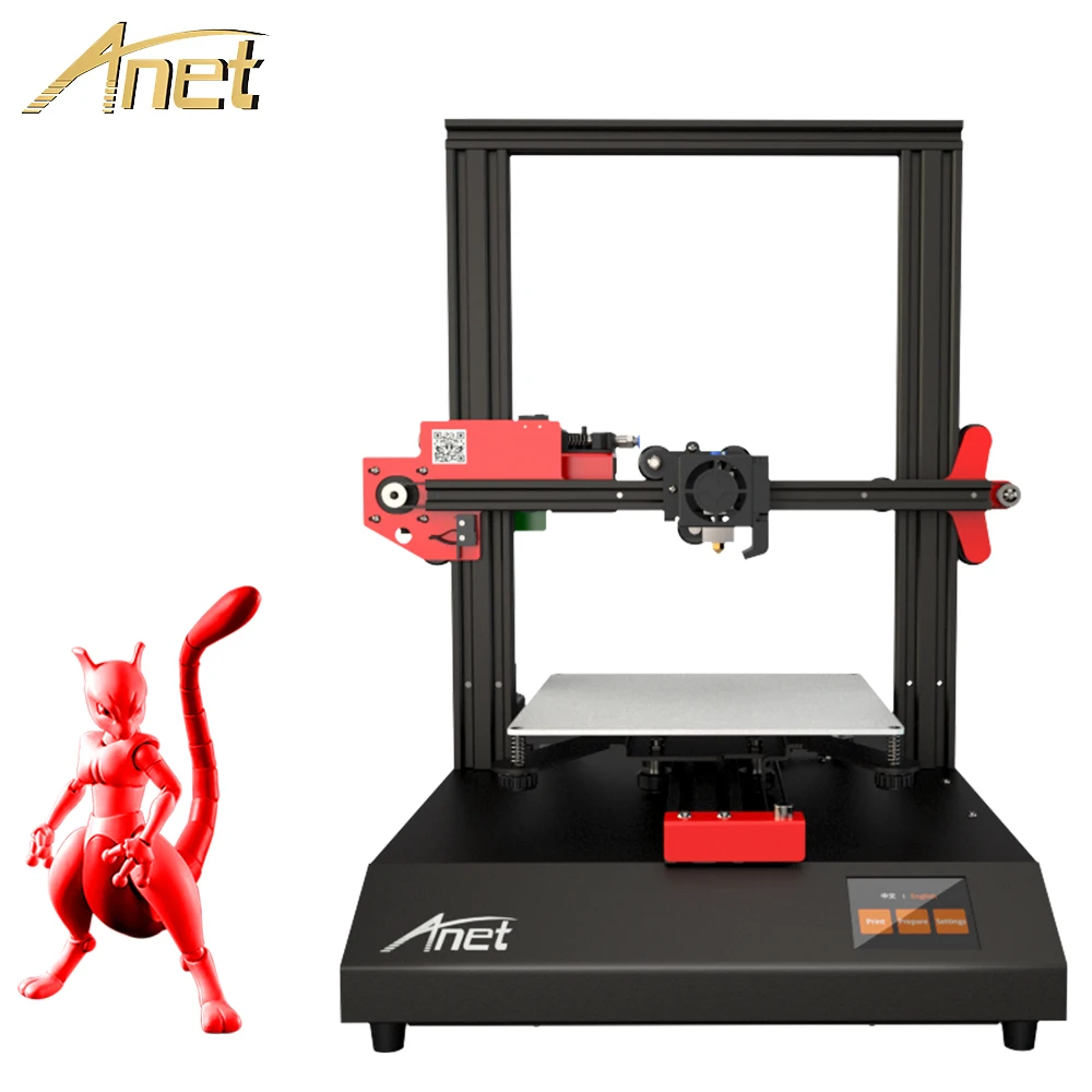 

2019 Anet ET4 3d printer Full Metal High precision Desktop 3d printer DIY kit Auto Leveling & Filament Detection printer 3d DIY