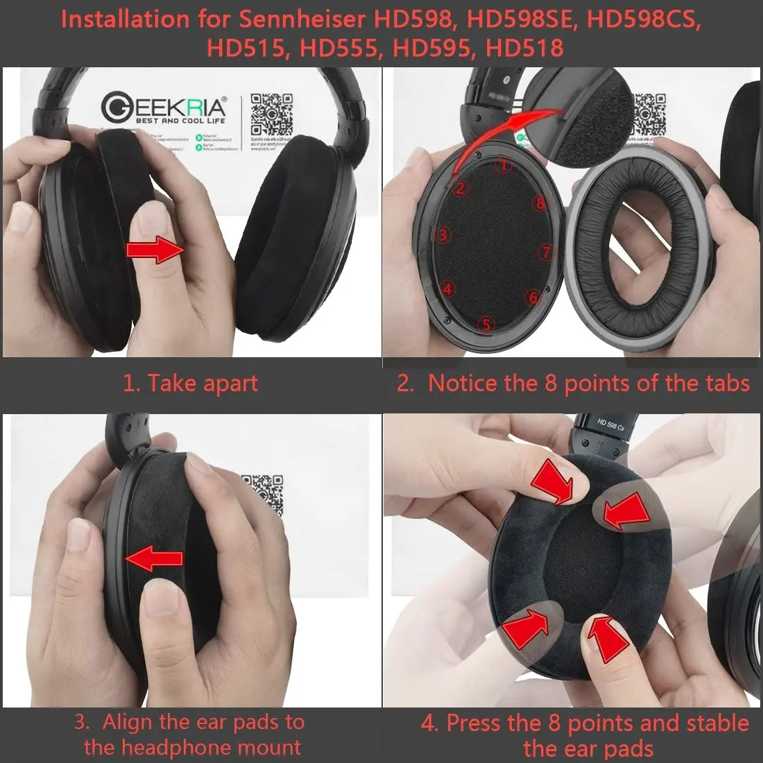 ゼンハイザー HD599se 変えパッド バランスセット 【公式通販】