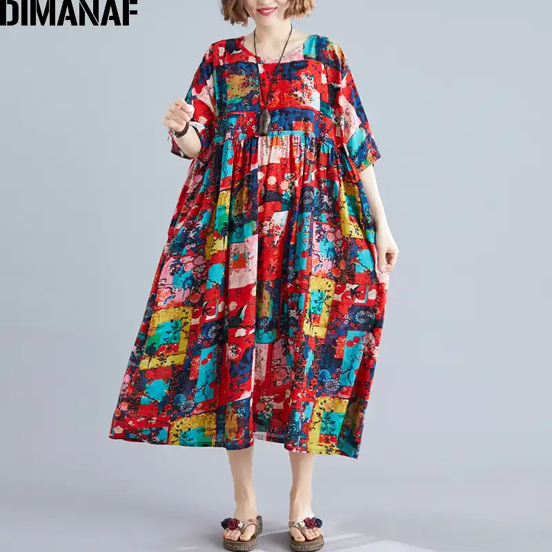 plus size cotton sundresses