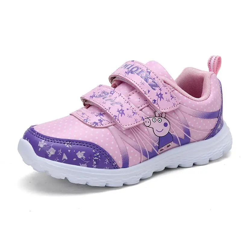 Летняя детская обувь с полой сеткой для мальчиков и девочек, легкие детские кроссовки, Уличная обувь для бега, лоферы для мальчиков - Цвет: Purple 7500