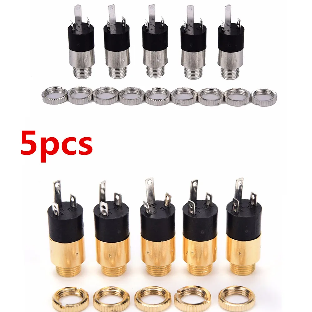 5PCS PJ392 Stereo Female Sockect Jack 3.5 Audio Headphone Connector 3.5mm Stereo Headphone Audio Video Jack Socket Plug afbeelding