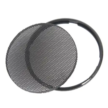 

1/2/3/4/5/6 Inch Black Car Speaker Grill Mesh Round Horn Protective Cover Circle Enclosure Net DIY Decorative Accessories