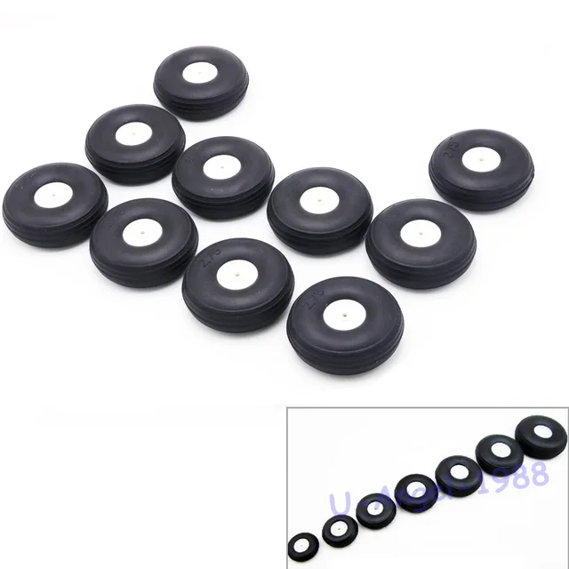 2pcs/lot High elastic rubber wheel for Rc Fixed-wing airplane(diameter 25/32/45/50/55/64/70/76MM ) can for DIY robot tires 3