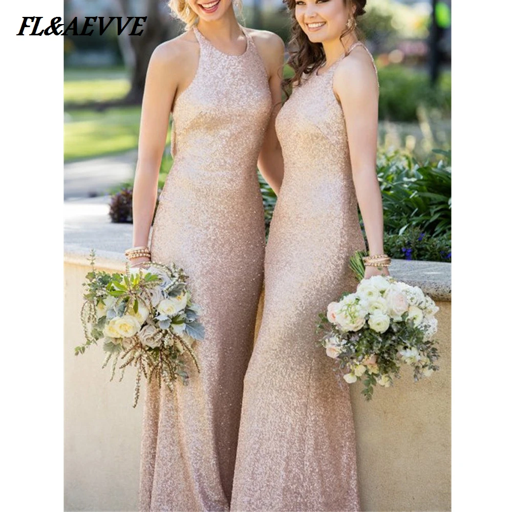A perfectly glamorous addition to any bridal party, this high-neck sequin (1)