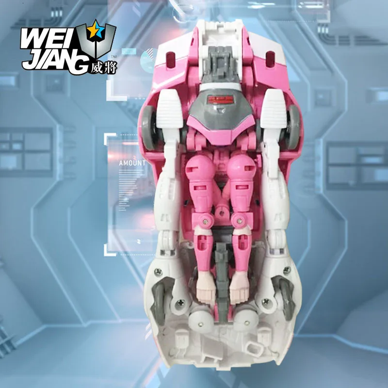 WEIJIANG W8039 трансформация Gunpla Figma автомобиль деформируемый робот Op Commander более 30 см Abs пластиковый сплав игрушка для мальчика унисекс