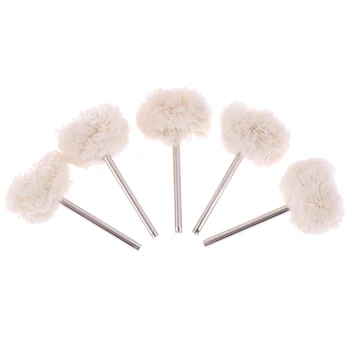 

1PC / 5PCS / 10PCS For Dremel Accessories 1/8" Shank Wool Polishing Head Grinding Jewelry Metals Wheels Felt Brushes Rotary Tool