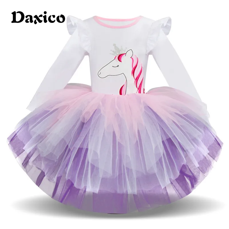 

European and American Style Children Girl Dress Long Sleeve Kids Toddler Christmas Costume Child Animal A-Line Dresses