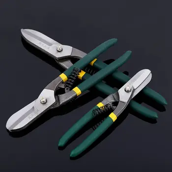 

8/10/12in Germany Type Manual Steel Tin Snips Metal Shears Sheet Scissors Cutter Hotselling 63HF