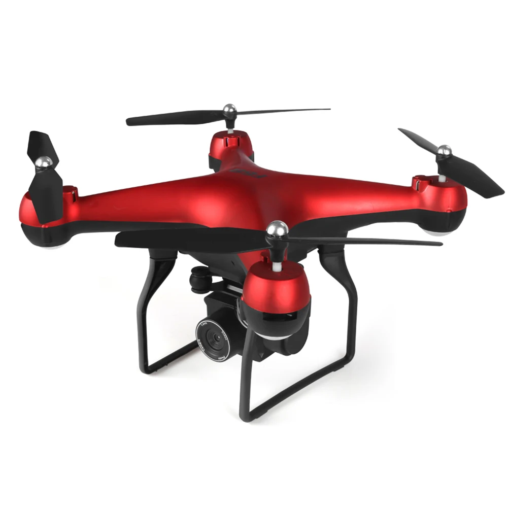 F68 трек полета Дрон Безголовый режим ABS игрушки в реальном времени стабильный Летающий HD камера Вертолет Оптический поток RC Квадрокоптер подарок - Цвет: Red 1080P
