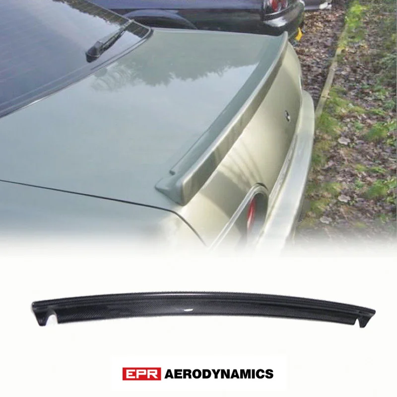 

Carbon Fiber Glossy Finished EPR Car accessories For Nissan Skyline R32 GTS GTR NIS Style Trunk Spoiler Wing Extension Body Kit