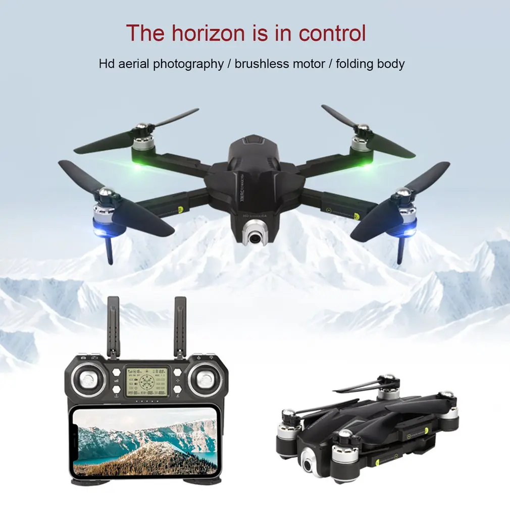 M8 складной Радиоуправляемый Дрон с HD 1080P камерой Gimbal оптический поток gps позиционирование высота удержания Радиоуправляемый вертолет Дрон в подарок