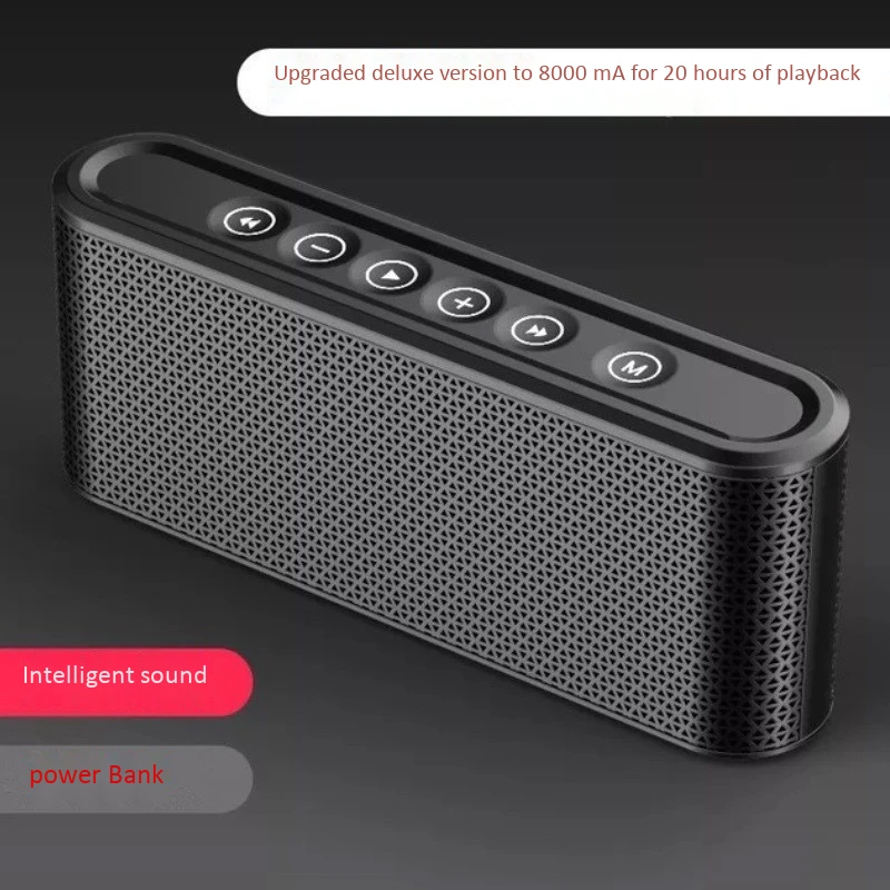 

Portable wireless stereo sound TF card U disk AUX music player MP3 mobile phone bluetooth speaker subwoofer horn usb power bank