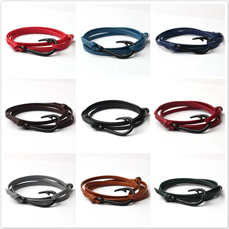 Новый стиль Европейский и американский сплав стальной Плетеный кожаный шнур