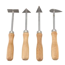 Стальной глиняный скульптурный нож с деревянной ручкой практичный инструмент для полимерной скульптуры для моделирования и резьбы