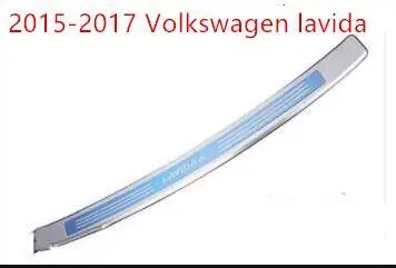 Для Volkswagen lavida накладка на задний багажник защитная пластина на задний багажник плюс новая lavida Модифицированная пороговая педаль - Цвет: outside