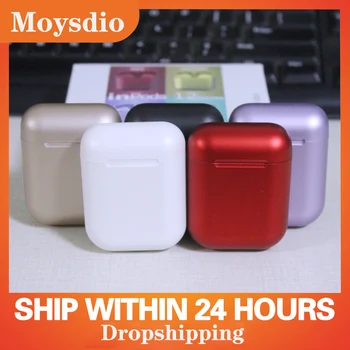 

Color Metal I12 Tws Air Inpods12 Bluetooth Earbuds Wireless Earphones TWS Pop-ups Touch Control Headsets HD Mic For IOS Android