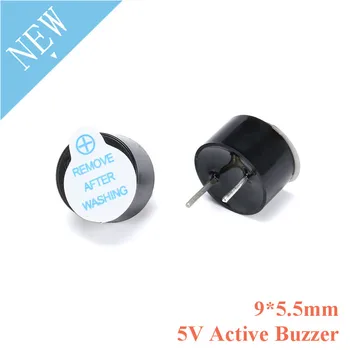

5pcs 5V Active Buzzer Beeper Alarm Sounder Speaker SOT Mini Active Piezo Buzzers 0905 9*5.5mm