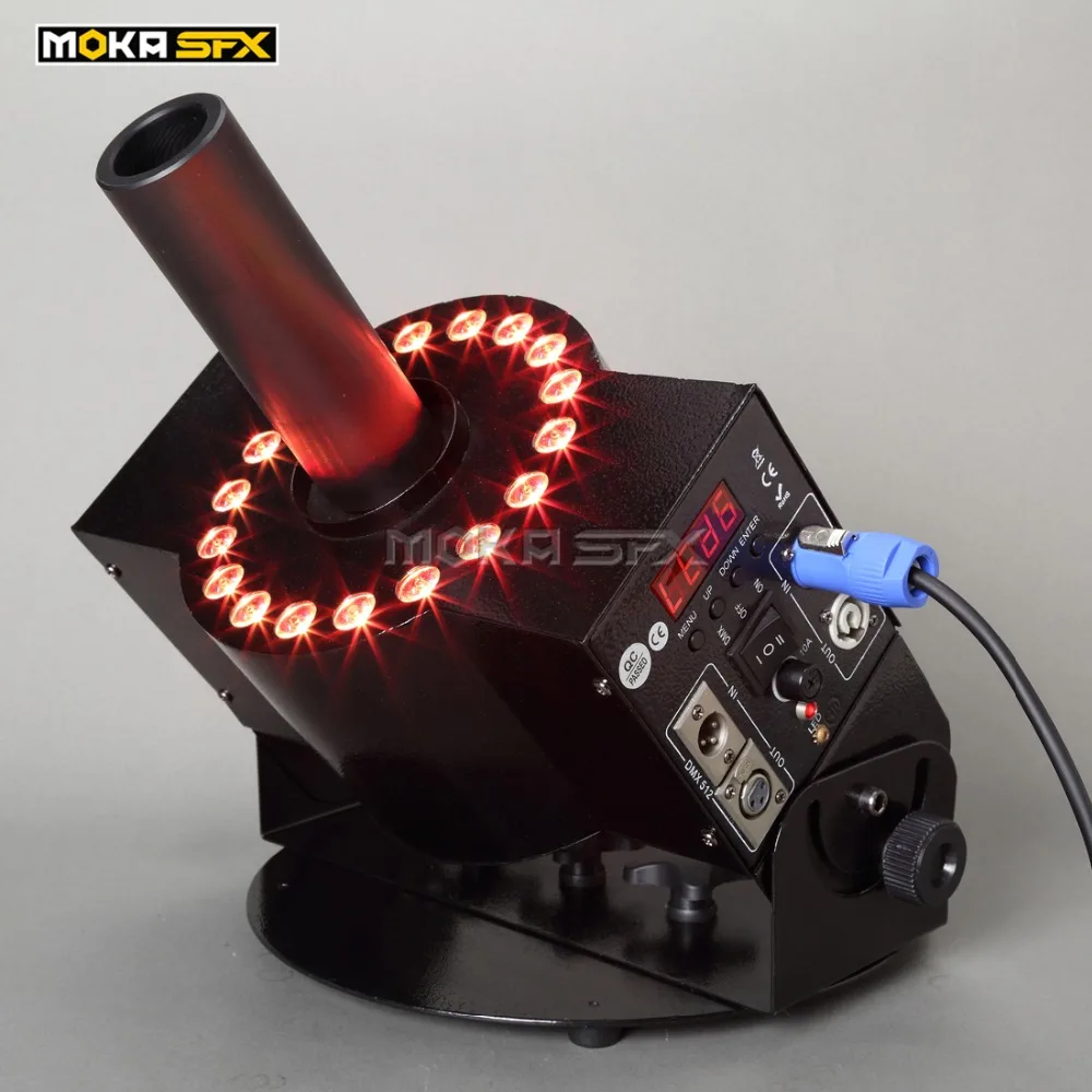Led CO2 струйная машина RGB 18*3 Вт Spary 8-10 метров Led Disco CO2 противотуманная машина с DMX 512 control/MK-C18