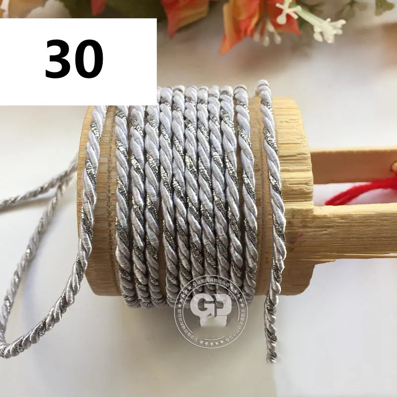 10m Rustic 3mm Three-Strand Polypropylene Home Decor Rope