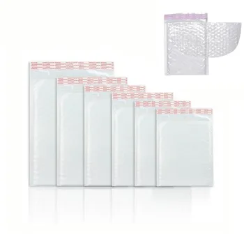 

50pcs / Hand White Foam Envelope with Different Specifications Post Sender Soft Envelope Best Seller with Foam Postal Packet