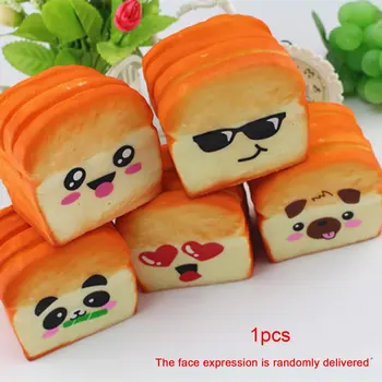 

Cute Toast Bread Soft Slow Rising Toys Squishy Toy Phone Straps Scented Squeeze Fun Decompression Kids Toy Stress Reliever Toys