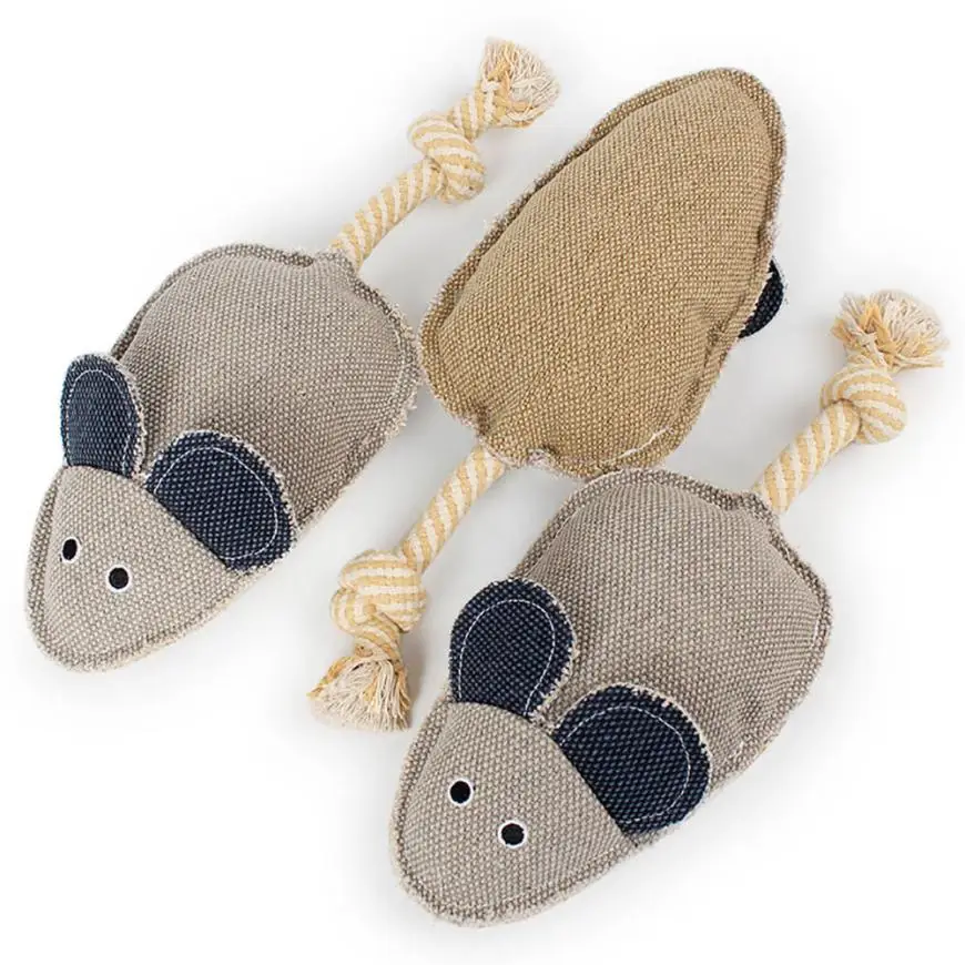 Pet toys interesting noveltyPet Dog Puppy plush Chew Toy Squeaky Plush Sound Cute Mouse Design Toys 11.6 | Дом и сад