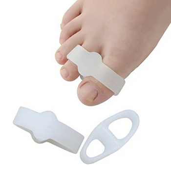 

1 Pair Silicone Toe Straighteners Separators Stretchers Corrector Orthotics Bunion Separators Toe Stretchers Spreader Correctors
