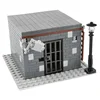 MOC Building Block City Accessories Prison Police Cell Ward Military Room House Model Set Street Lamp Bed Toilet Bricks D136 ► Photo 2/5