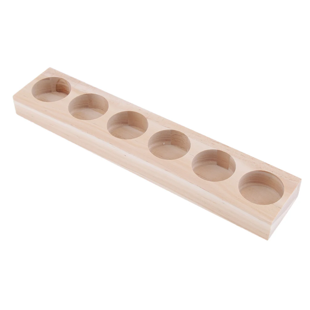 Essential Oil Bottles Storage Display Rack, Cosmetic Organizer for 6 Bottles (30ml)