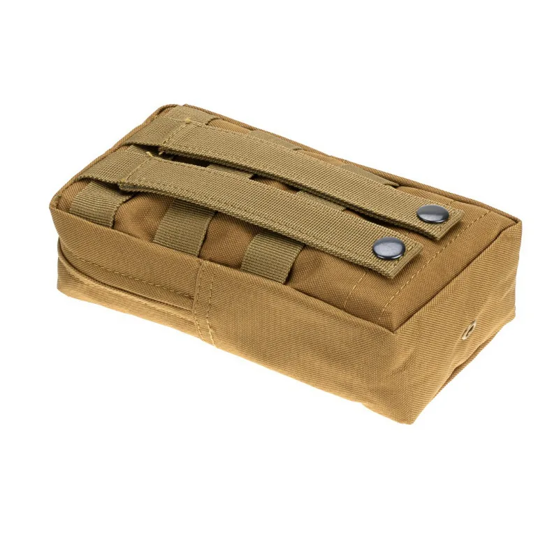 Наружная тактическая сумка Военная MOLLE вспомогательная посылка армейская Боевая тренировочная охотничья нейлоновая переносная многофункциональная карманная сумка - Цвет: Khaki